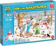 Jumbo Jan Van Haasteren Junior 10 The Snowman Jigsaw Puzzle 150pcs (JUM20081)
