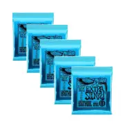 5 SETS Ernie Ball EXTRA SLINKY Nickel Wound 8-38 Electric Guitar Strings 2225