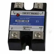 Solid State Relay DC3-32V 5-220V Solid SSR-40DD Relay State 40A Single Phase R L