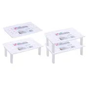 2 x Spice Shelf Cabinet Organiser Stackable Kitchen Pantry Storage Rack Holder