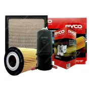 Ryco Oil Air Fuel Filter Service Kit for Volkswagen Amarok 2H 400 420 340 TDI