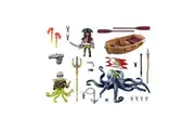 Playmobil Battle Against The Giant Octopus