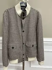 Brooks Brothers Wool/Linen Jacket Men Small Made in Italy