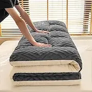 Japanese Floor Mattress, Foldable Futon Bed Mattress, Quilted Mattress Topper Pad, Cotton Roll Up Sleeping Pad, Floor Bed Tatami Mat