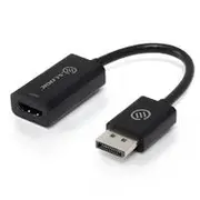 Alogic Elements 20cm DisplayPort to HDMI Adapter - Male to Female - Black