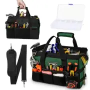 Kurznoch Tool Bag 16Inch Heavy Duty 16-Pocket Tool Box Organizer Storage Port...