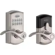 Kwikset SmartCode 955 Keyless Keypad Door Auto Lock with Handle, Electronic Leve