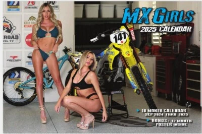 2025 MX GIRLS MOTOCROSS CALENDARS BLACK FRIDAY CYBER MONDAY SALE!