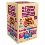 Whole Wheat Fig Bars, Variety Pack (8- Blueberry, 8- Original Fig, 8-Raspberr...