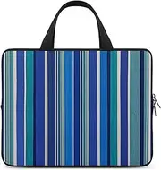Laptop Case Sleeve Shockproof Computer Carrying Bag Blue Stripe Notebook Case Cover Laptop Bag Water Resistant Computer Cases Tablet Briefcase for Travel Business 12 Inch