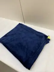 Miss Elaine Essentials Super Soft Navy Blue Throw Blanket