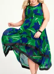 TS TAKING SHAPE plus size M / 20 Amazonia Hilo Event Dress floaty NWT rrp$250!