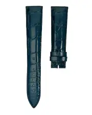 Authentic NEW Jaeger LeCoultre Black Croco Leather Watch Strap Band 19mm x 16mm