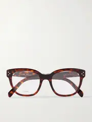 [CELINE Eyewear] CELINE Eyewear - Oversized Square-frame Tortoiseshell Acetate Optical Glasses - One size One size Tortoiseshell