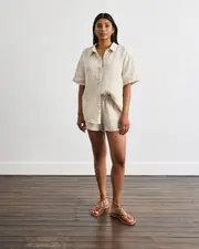 Short Lounge Set in Oatmeal