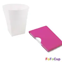 在飛比找蝦皮購物優惠-【通路最低價】FOFOCUP 台灣創意可摺疊8oz折折杯(粉