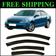 Aerodynamic Window Deflectors for 2011-2018 Jetta - Enhanced Driving Comfort