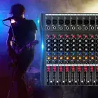 12 Channels Mixing Board Console Live Studio Audio DJ Mixer Sound Board USB
