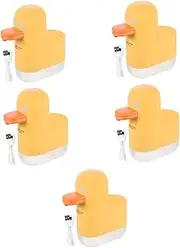 CLISPEED 5pcs Adorable Automatic Foaming Soap Dispenser Wall Mounted Desktop Use for Kitchen Bathroom Lightweight Capacity Quick Release for Convenient Hand Washing
