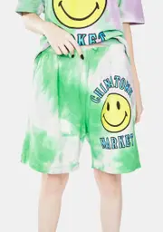 [MARKET] Smiley Multi Tie Dye Sweatshorts