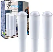 3-Pack Coffee Machine Water Filter Replacement Compatible with Jura Clearyl White Jura 7520 64553