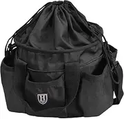 Harrison Howard Premium Multipurpose Durable Horse Grooming Organizer Bag Cleaning Supply Tote Bag-Mars Black