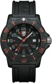 Luminox Navy Seal 8815 Black/Red Dial Carbonox Black Ops Quartz 200M Men's Watch
