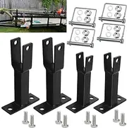 AMTHKNO 2-Set of Heavy Duty W/Hardware Racks Holder Carrier for Weeder/Extended Trimmer, Straight Shaft Weed-Eater Securely Transport, Lockable Racks Holder Carrier Mount On Pickup Trailer