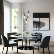 Vin Pendant Light Wine Bottle Glass in Clear