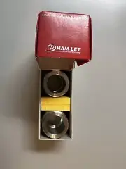 HAM-LET 110H SS 1-1/4”x 1” Pipe Fitting, Reducing Bushing for Pipelines 2 Pcs