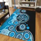 Turtle Aboriginal Dot Anti-slip Floor Mat Home Decor Livingroom Bedroom Carpet