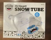 New Big Mouth Inc. Inflatable Snow Tube The Big Yeti 4+ Feet Sledding NIB