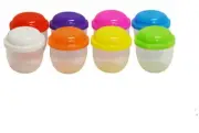 50 EMPTY ONE INCH 1" VENDING CAPSULES ACORN 1 INCH,ASSORTED COLOR LIDS CARNIVAL
