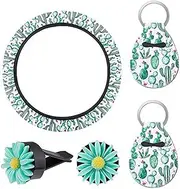 IOIUSKKU Wheel Cover Car Supplies Replaced Part Fine Workmanship Compact Size Multicolored Decorations Steering Case Fashionable, Type 6