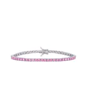 Italian Silver Silver CZ Tennis Bracelet