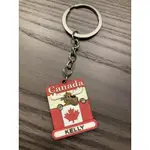 加拿大鑰匙圈麋鹿圖案凱莉KELLY鑰匙圈軟膠鑰匙圈軟