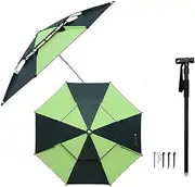 Windproof Fishing Parasol 6.5ft 7.8ft 7.2ft Fishing Umbrella With Sand Anchor Beach Umbrella Portable Sun Shade Umbrella