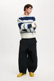 [Cotton On Men] Cotton On Men - Super Baggy Balloon Pant - Black 34 BLACK