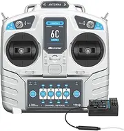 HIKOAN 2.4GHz 6CH Remote Controller Mode 2 Transmitter and MC6RE Receiver Radio System for RC Airplane Drone Multirotor Helicopter Car Boat