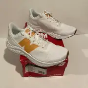 New Balance Fresh Foam Arishi V4 White Shoe Sneaker Sz 8.5 Women New