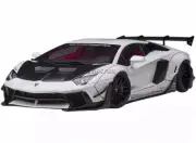 1:18 for AUTOART for LB-WORKS for Lamborghini for AVENTADOR Wide body LTD white