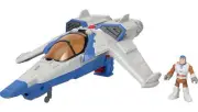 Disney Pixar Imaginext XL-15 Spaceship with Buzz Lightyear Figure, 4 Pcs
