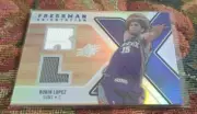 2008-09 SPx Robin Lopez Rookie White/Green Dual Jersey card - Phoenix Suns