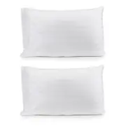 2PK Jason Commercial Satin Stripe Pillow Case 48x73cm White