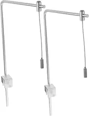 YARNOW Fish Tank Light Hanger Bracket 2pcs Aquarium Light Stand Height Adjustment for Plant Growth Decoration