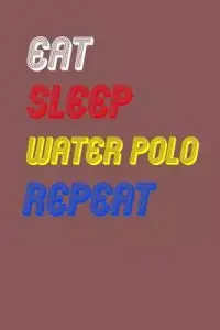 在飛比找博客來優惠-Eat Sleep water polo Repeat No