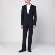 [Dolce & Gabbana] Blue single-breasted virgin wool suit 48 IT Blue