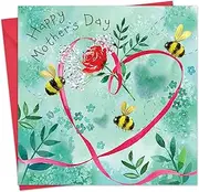 Twizler Mother's Day Card for Mum - Bees - Happy Mothers Day Card from Son or Daughter - Mothering Sunday - Cute Mummy Mothersday