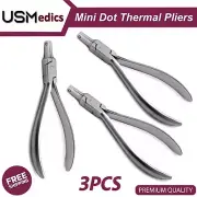 3 Pieces Dental Pliers Mini Dot Dimple Retainer Invisible Brace Clear Aligner