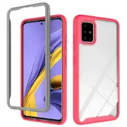MCC Shockproof Bumper Case Samsung Galaxy A51 Clear Back Cover A515 [Magenta]